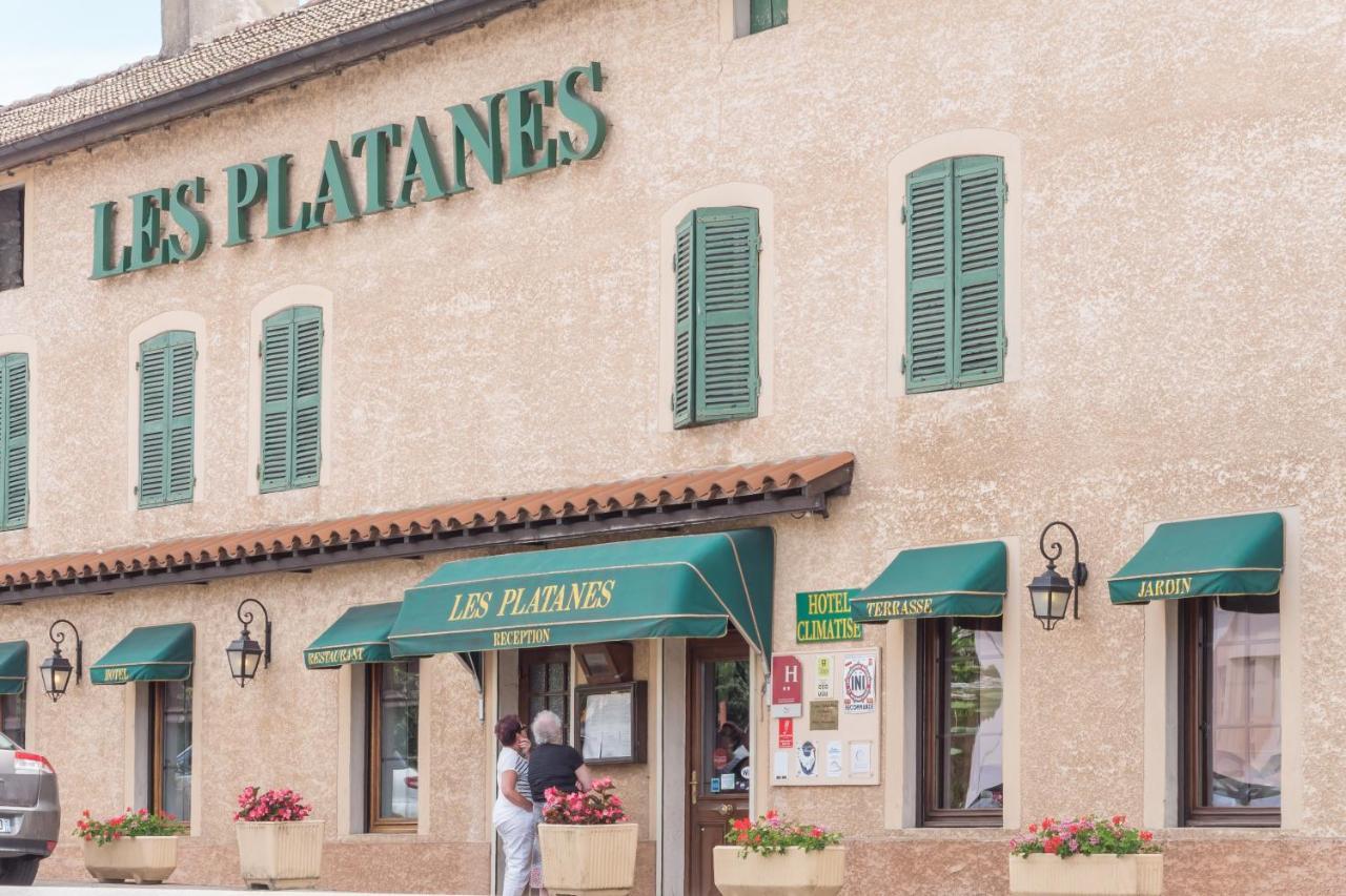 Hotel Et Appartements Les Platanes Thueyts Exterior foto