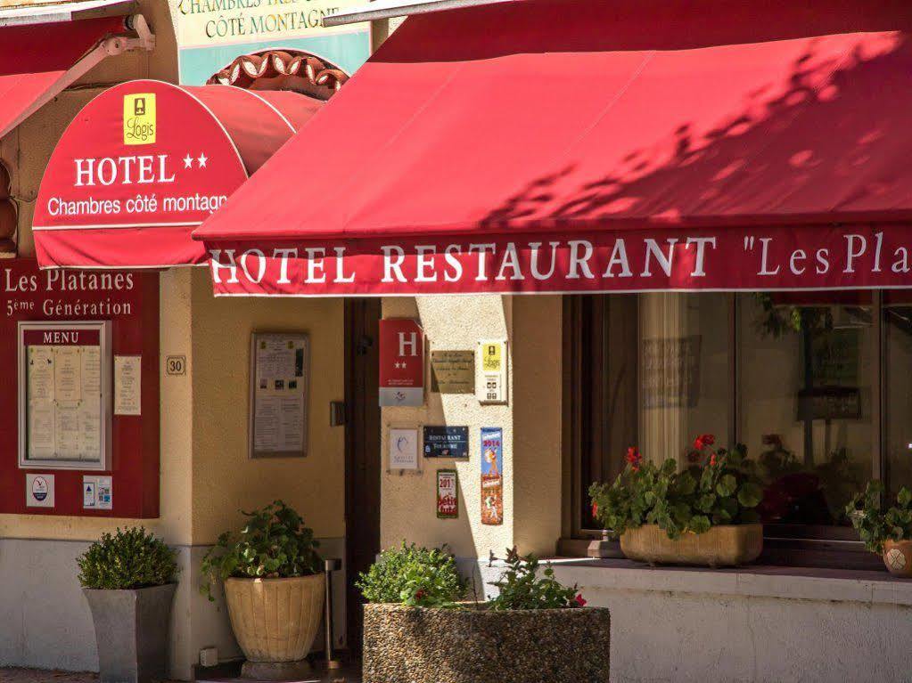 Hotel Et Appartements Les Platanes Thueyts Exterior foto